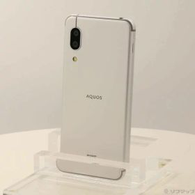 【中古】SHARP(シャープ) AQUOS sense3 ジャパネット版 64GB シルバーホワイト SHWHM Y!mobile 【377-ud】