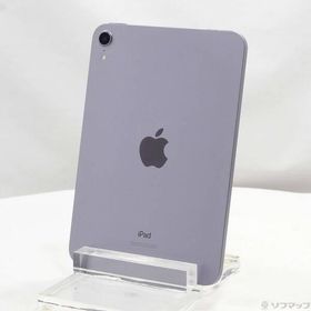 〔中古〕Apple(アップル) iPad mini 第6世代 64GB パープル MK7R3J／A Wi-Fi〔295-ud〕