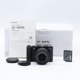 フジフイルム(富士フイルム)のFUJIFILM X-M5 レンズキット XF15-45mm ブラック(ミラーレス一眼)