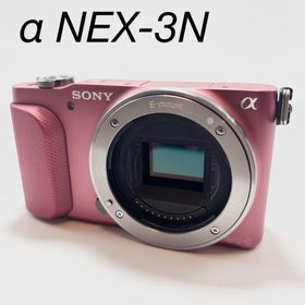 ソニー(SONY)のSONY α NEX-3N ピンク ボディ ミラーレス一眼 ジャンク品(ミラーレス一眼)