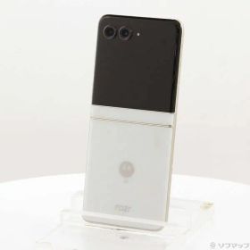 ソフマップ 〔中古品〕 motorola razr 50d 256GB ホワイトマーブル M-51E docomo SIMフリー【198】