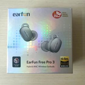 【美品】EarFun Free Pro 3 シルバーホワイト
