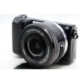 ソニー SONY NEX-5T ブラック レンズセット 美品 SDカードストラップ付き