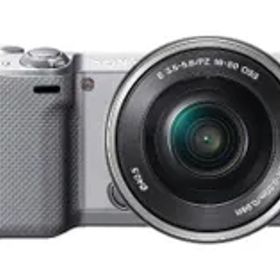 【中古】SONY ミラーレス一眼 NEX-5T パワーズームレンズキット シルバー NEX-5TL-S