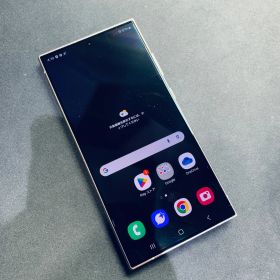 【中古品D】Galaxy S24 Ultra auSIMロック解除済 256GB SCG26 チタニウムグレー【７日間動作保証付き】