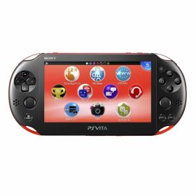 【整備済み品】 SONY ソニー PlayStation Vita Wi-Fiモデル レッド/ブラック バッテリー交換済み ssk