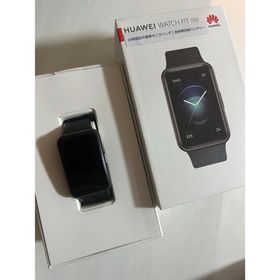 ファーウェイ(HUAWEI)のHUAWEI WATCH FIT スマートウォッチ グラファイトブラック(その他)