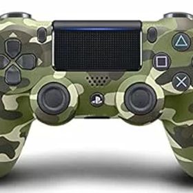 【中古】【良い】ワイヤレスコントローラー (DUALSHOCK 4) グリーン・カモフラージュ (CUH-ZCT2J16) 【メーカー生産終了】