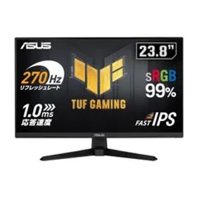 【数量限定】/ 99% / / sRGB/FreeSync / 1ms IPS/フルHD Premium Fast 270Hz / 23.8インチ VG249QM1A HDMIx2 Gaming TUF DisplayPort/国内正規品 ゲーミングモニター