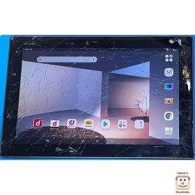 富士通 arrows Tab F-02K ブラック 画面割れ ジャンク ①