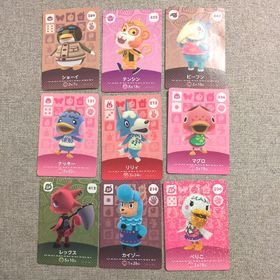 ニンテンドウ(任天堂)の[ジャンク品]あつまれどうぶつの森 amiiboカード ９枚 まとめ売り(その他)