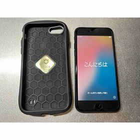 アイフォーン(iPhone)のiPhone SE 第2世代 128GB ブラック SIMフリー iFace付き(スマートフォン本体)