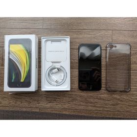 アップル(Apple)のiPhone SE 2 SIMフリー 64GB ブラック(スマートフォン本体)