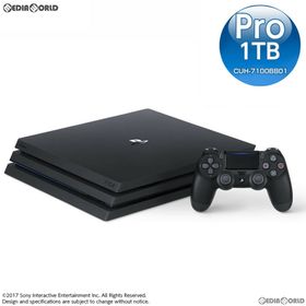 プレイステーション(PlayStation)の(本体)プレイステーション4 プロ PlayStation4 Pro ジェット・ブラック 1TB(CUH-7100BB01) ソニー・インタラクティブエンタテインメント(家庭用ゲーム機本体)