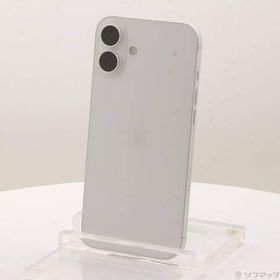 〔中古〕Apple(アップル) 〔展示品〕 iPhone16 Plus 128GB ホワイト MXVC3J／A SIMフリー〔276-ud〕