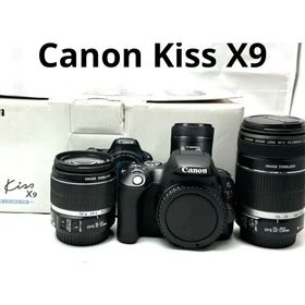 値下げ！美品！Canon EOS kiss x9 ダブルズームレンズセット♪(デジタル一眼)