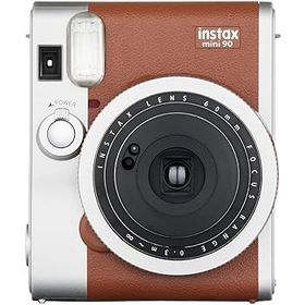 【中古】富士フイルムFUJIFILM インスタントカメラ チェキ instax mini 90 ネオクラシック ブラウン INSTAX MINI 90 BROWN
