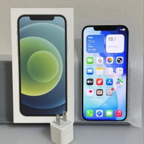 【美品】iPhone12 128GB Green SIMフリー バッテリ84%
