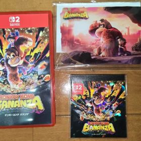 Switch2ドンキーコング バナンザ アクリルボードとメモ帳非売品付き