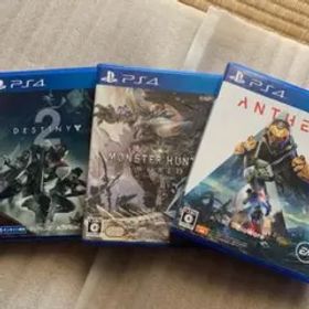 PS4 Anthem／モンスターハンターワールド／Destiny 2ゲームセット