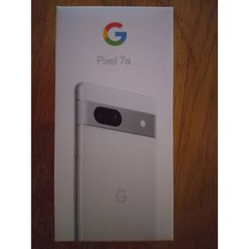 グーグルピクセル(Google Pixel)の新品未使用 Google Pixel 7a SIMフリー snow ホワイト(スマートフォン本体)