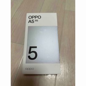 オッポ(OPPO)のOPPO A5 5G OPG06 グリーン(スマートフォン本体)
