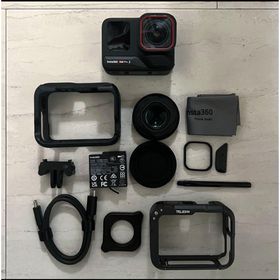 インスタスリーシックスティ(insta360)のInsta360 Ace Pro2 通常盤➕クローズアップレンズ➕フレーム(ビデオカメラ)
