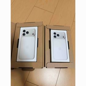 アップル(Apple)の【未開封2台】アップル iPhone17 Pro Max 256GB シルバー(スマートフォン本体)