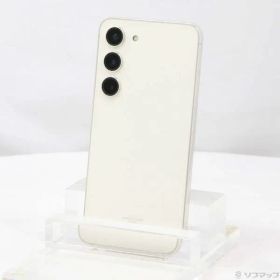 ソフマップ 〔中古品〕 Galaxy S23 256GB クリーム SCG19 au SIMフリー【377】