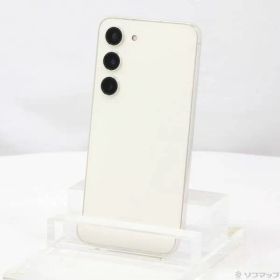 ソフマップ 〔中古品〕 Galaxy S23 256GB クリーム SCG19 au SIMフリー【305】