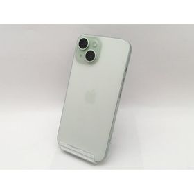 【中古】Apple 国内版 【SIMフリー】 iPhone 15 128GB グリーン MTMM3J/A【秋葉5号】保証期間１ヶ月【ランクA】