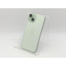 【中古】Apple 国内版 【SIMフリー】 iPhone 15 128GB グリーン MTMM3J/A【広島本通】保証期間１ヶ月【ランクA】