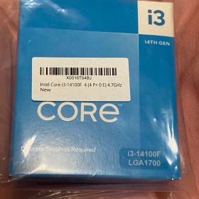 新品未開封 Intel Core i3-14100F 第14世代 LGA1700