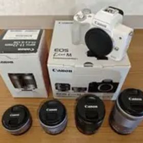 Canon EOS Kiss M ミラーレス一眼 4本レンズ付き