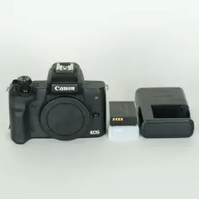 [並品 | バッテリー2個付] Canon EOS Kiss M [ボディ ブラック] | Canon EF-Mマウント