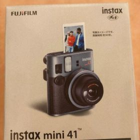FUJIFILM instax mini 41 インスタントカメラ ブラック