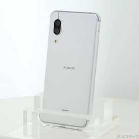 〔中古〕SHARP(シャープ) AQUOS sense3 64GB シルバーホワイト SHV45SWU UQ mobile SIMフリー〔262-ud〕