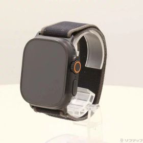【中古】Apple(アップル) Apple Watch Ultra 2 GPS + Cellular 49mm ブラックチタニウムケース ブラックトレイルループ 【269-ud】