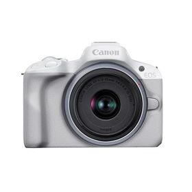 【30日保証/新品/即納】Canon ミラーレス一眼カメラ EOS R50 標準ズームレンズキット(RF-S18-45) ホワイト/APS-C/約376g EOSR50WH-1845ISSTMLK