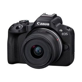 【ラッピング可】【新品】CANON キヤノン ミラーレス一眼カメラ EOS R50 RF-S18-45 IS STM レンズキット ブラック