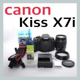 Canon Kiss X7i☆手振れ補正レンズISⅡ☆一眼レフカメラ☆