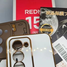 ほぼ新品！Redmi 15 5G 本体 チタングレー ケース2個＆フィルム5枚