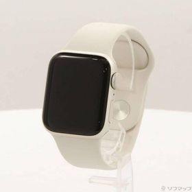 〔中古〕Apple(アップル) Apple Watch SE 第2世代 GPS 40mm スターライトアルミニウムケース スターライトスポーツバンド〔344-ud〕