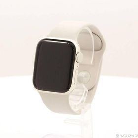 〔中古〕Apple(アップル) Apple Watch SE 第2世代 GPS 40mm スターライトアルミニウムケース スターライトスポーツバンド〔344-ud〕