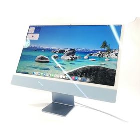 【中古】Apple iMac 24インチ 4.5K Retinaディスプレイ M3(CPU:8C/GPU:8C) 8GB/256GB ブルー MQRC3J/A (M3・2023)【大阪本店】保証期間１ヶ月【ランクA】