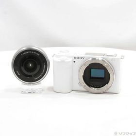 〔中古〕SONY(ソニー) 〔展示品〕 VLOGCAM ZV-E10L パワーズームレンズキット ホワイト〔262-ud〕