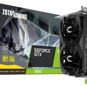 【中古】【非常に良い】ZOTAC Gaming GeForce GTX 1660 6GB GDDR5 192ビット ゲーミンググラフィックスカード 超コンパクト ZT-T16600F-10L
