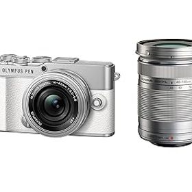 【中古】［非常に良い］OM SYSTEM/オリンパス PEN E-P7 EZダブルズームキット ホワイト