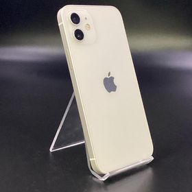 アップル(Apple)の【全額返金保証】【最速発送】Apple iPhone iPhone 12 128GB ホワイト au 動作確認済(スマートフォン本体)