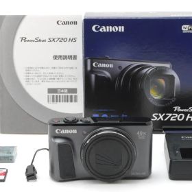【箱付き】キヤノン Canon PowerShot SX720 HS ブラック